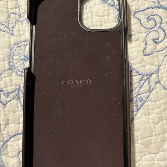 Coach Tan Patterned Phone Case - Picture 2 of 9